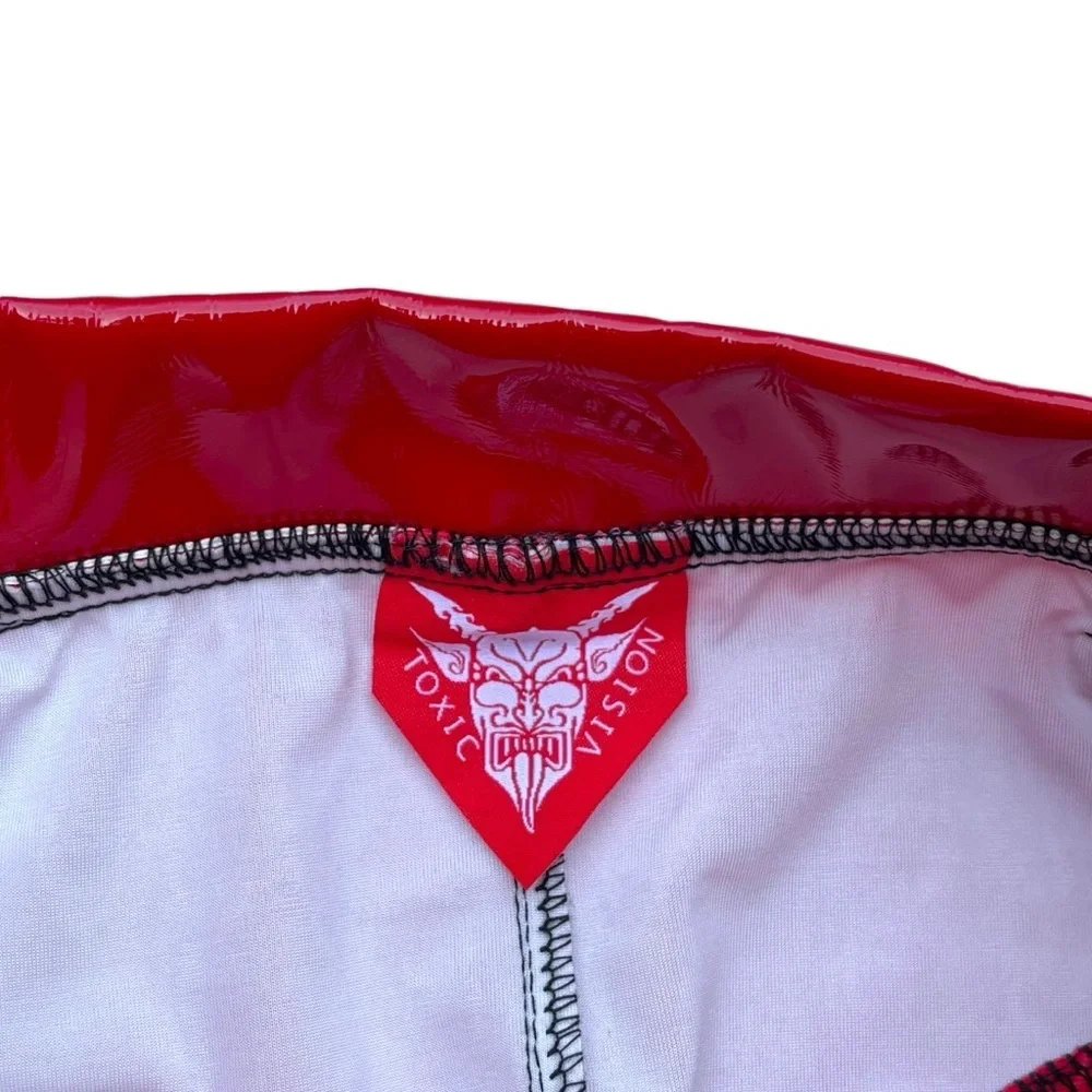 Red Flare Pants - Picture 16 of 16